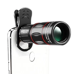 Universal 18X25 Zoom HD Optisches Teleskop Telephoto-Objektiv Telefon für Handy - Zdjęcie 1 z 6