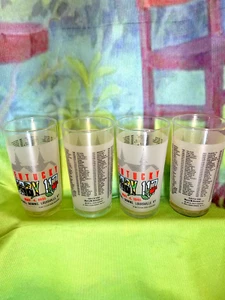 Set of 4 1991 Kentucky Derby Glasses New Out Of Case 1875-1991 Winners - Picture 1 of 7
