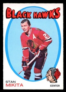 1971-72 OPC O-PEE-CHEE NHL HOCKEY #125 STAN MIKITA HOF NM CHICAGO BLACK HAWKS