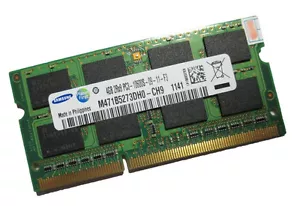 4GB SAMSUNG DDR3 SODIMM RAM 1333 Mhz M471B5273CH0-CH9 PC3-10600S Notebook Memory - Picture 1 of 1