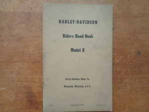 Used Harley Davidson Riders Hand Book Model K 99464-52 - Bild 1 von 1