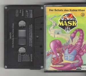 MC MASK Folge 3 Der Schatz des Kublai Khan schwarze MC Kenner Parkery Toys - Picture 1 of 1