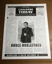 Babylon 5 | Universe Today | Fan Club Newsletter | Vol 5 Issue 3 | Summer 1997