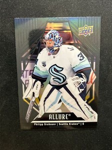 22-23 UD Allure Hockey Black Rainbow 24 Philipp Grubauer