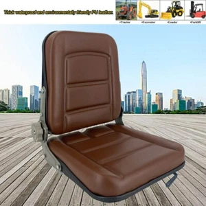 Universal Adjustable Forklift Tractor Seat Suspension Seat Adjustable Backres - Picture 1 of 12