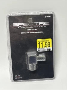 Spectre 5946 90 Degree Hose Fitting - 3/8" NPT X 3/8" Barb - Picture 1 of 2