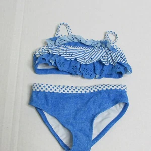 Traje de baño J caqui 3T dos piezas azul blanco - Imagen 1 de 9