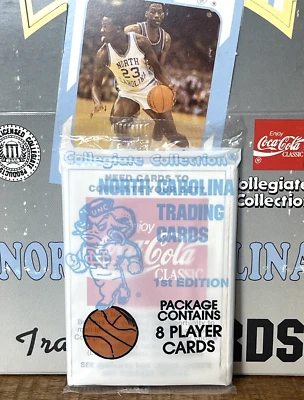 1989 NORTH CAROLINA College Basketball (1st Edition) PACK 8 Cards AIR JORDAN OVP - Bild 1 von 4