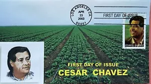 Romp Cachets 3781 Cesar Chavez American Farm Workers Union - Bild 1 von 1
