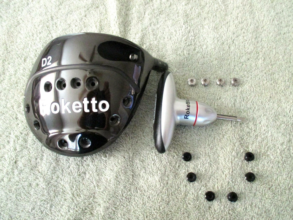 Roketto D2 Non Conforming Illegal Banned adj loft 9.5/11.5 Golf Driver Head .880 - Image 1 of 4