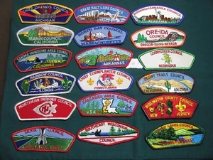 50 Council Shoulder Patches, Mostly 1970-80's FB #7 - Picture 1 of 3