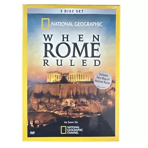National Geographic: When Rome Ruled (DVD, 2011, 3-Disc Set) includes Map - Foto 1 di 4