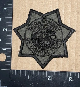 Gedämpfter California Department of Corrections/ Sammlerstück Brust/ Hutaufnäher - Bild 1 von 1