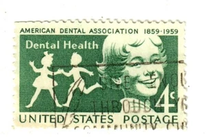 U.S. 1959 Scott #1135 Dental Health 4c Stamp - Picture 1 of 1