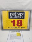 Tiger Woods Signed Open Flag St Andrews 2000 Autographed  PSA CERTIFICATION