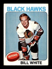 1975-76 Topps Bill White #157 Chicago Blackhawks 
