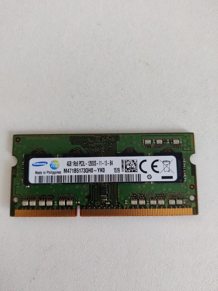 Samsung PC3L-12800S 1600MHz - 4GB DDR3L SO-DIMM (M471B5173QH0-YK0) Memory - Image 1 of 1