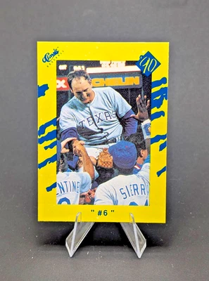 1990 Classic Yellow #6 #T84 Nolan Ryan HOF Texas Rangers Mint - Image 1 of 2