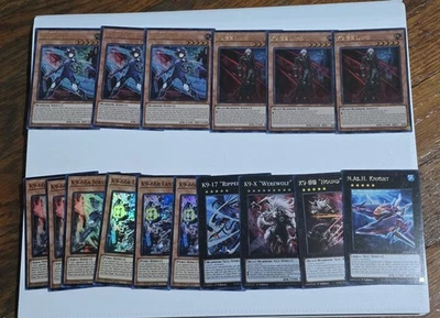 K9 28 Card Deck Core Izuna Lupis Jokull Extra Deck & More Yugioh Justice Hunters - Image 1 of 2