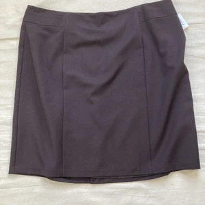 Falda Recta Dressbarn Mujer 22 Poliéster Rayón Spandex Marrón Lavado a Máquina - Imagen 1 de 2