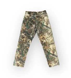 Pantalones camuflados de pierna recta Wrangler Pro-Gear Realtree para hombre 34x32 marrón/verde - Imagen 1 de 7