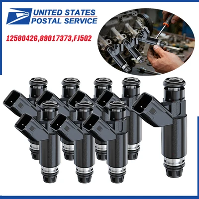 Топливная форсунка 12580426 для 2002-2006 GMC Sierra 1500 Yukon Chevy Tahoe 5,3 л 8 шт. - Изображение 1 из 4