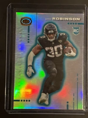 2020 Chronicles Dynagon Silver James Robinson #D-16 Jaguars Parallel Rookie Card - Image 1 of 2
