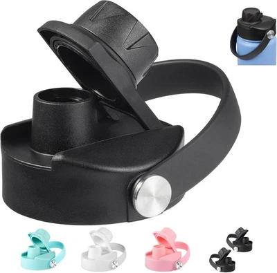 Tapa para Hydro Flask 32 40 oz boca ancha, tapas de repuesto compatibles negro  Foto 1 de 4