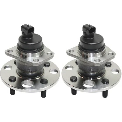 Wheel Hubs For 1991-2002 Saturn SL2 Rear Left Right 4 Lug w/ Bearing 4-Wheel ABS - Image 1 of 4