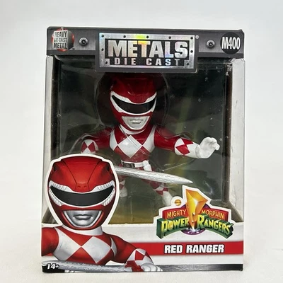 Figura Diecast Metals Die-cast Power Rangers Red Ranger 4 pulgadas Foto 1 de 4