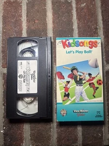 Kidsongs Let's Play Ball VHS 1990 View-Master Video Sing-a-Long Tape - Picture 1 of 7
