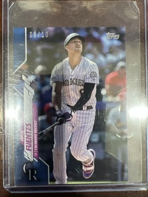 2020 Topps Mini Update Series Josh Fuentes #U-17 Blue /10 Mini - Rockies 🔥 - Image 1 of 2