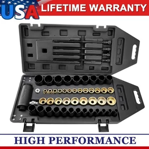 Hydraulic Sleeve Kit Bushes Bushing Bearings Extractor Installer Kit Universal - Picture 1 of 15