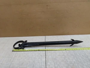 VTG ANTIQUE  HAY SPEAR HARPOON CARRIER BARN TROLLEY CARRIER FARM UNLOADER - Picture 1 of 16