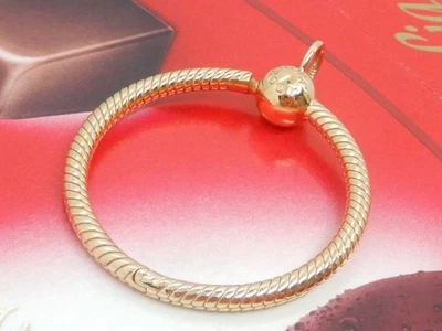 Authentic Pandora ROSE 14k Gold-Plated Medium O Pendant/Dangle 388256 - Image 1 of 4