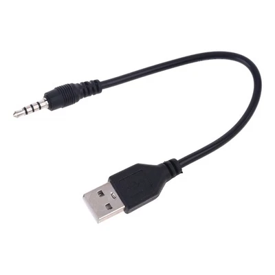 Converter 3.5mm Stereo AUX Cable Jack to USB Male Converter Adapter - Image 1 of 4