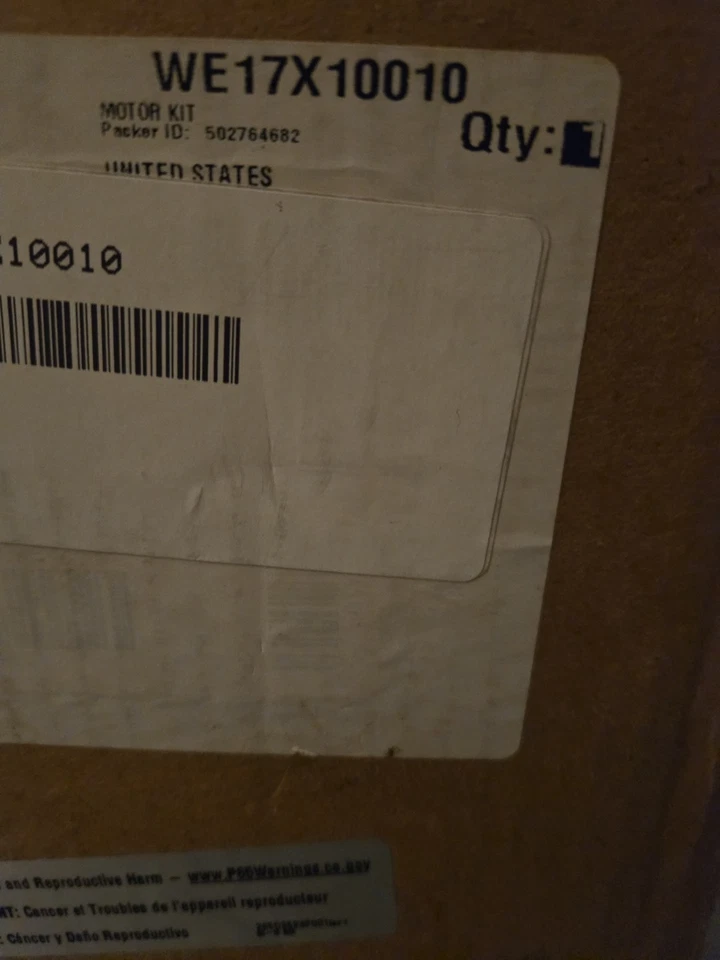 Motor secadora GE WE17X10010 1/4 HP Foto 1 de 1