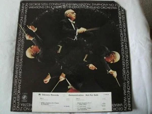 WILLIAM WALTON SYMPHONY NO. 2 VINYL LP CONDUCTED BY GEORGE SZELL 1975 PROMO EX - Picture 1 of 3