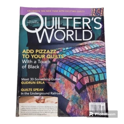 Quilters World February 2007 Quilting Sewing Back Issue Magazine - Image 1 of 4