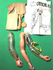 Vintage Six Million Dollar Man CRITICAL ASSIGNMENT ARMS Part Accessories Lot