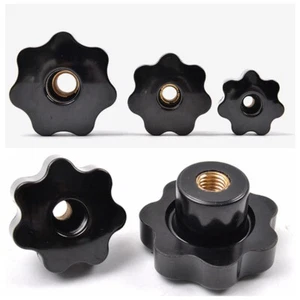 Durchsteckloch Messing Innengewinde Spannmuttern Knopf Griff M6 M10 M4 M8 10 Stück - Bild 1 von 11