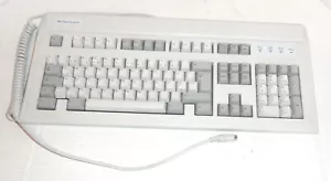 Vintage Data General Clicky PS/2 Tastatur Modell: 6312 K7W/DG/SWE funktioniert LESEN - Bild 1 von 8