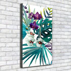 Leinwand-Bild Kunstdruck Hochformat 50x100 Bilder Hawaii-Muster