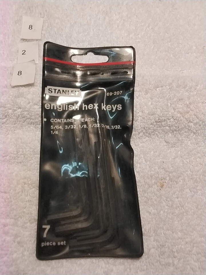 STANLEY 69-207 HEX KEY SET SAE USA 🇺🇸 - Image 1 of 3