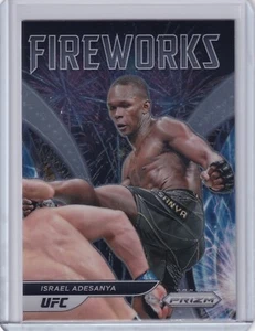 2022 Panini Prizm UFC Fireworks #7 Israel Adesanya MMA UFC - Picture 1 of 2