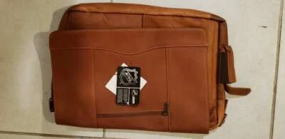 Phoenix Coyotes Pangea Bolso de Cuero Laptop Mensajero Bronceado 16x12" ¡NUEVO! Foto 1 de 4