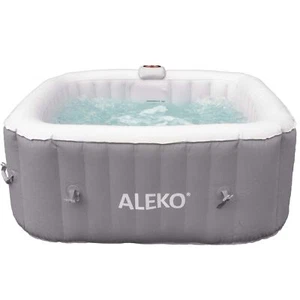 ALEKO aufblasbarer verbesserter Version 4 Prs Whirlpool 160 Gallonen bis zu 120 Blasendüsen - Bild 1 von 12