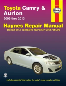 Manual Haynes Toyota Camry/Aurion 2006-2013 Taller - Imagen 1 de 5