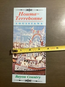 Vintage Houma Terrebonne Brochure In Bayou County Louisiana B46 - Picture 1 of 10