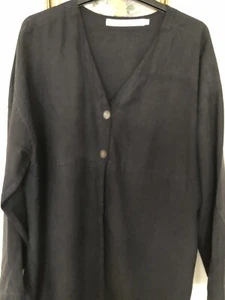 Fenn Wright Manson Silk Over Blouse L - Picture 1 of 9